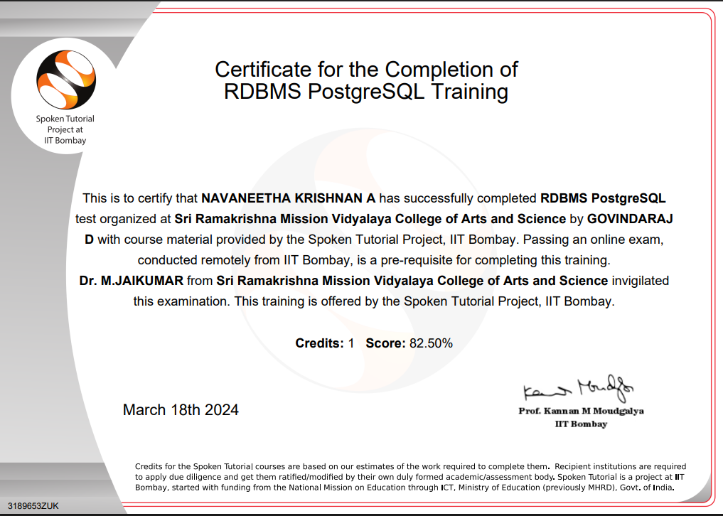 Certificate 3